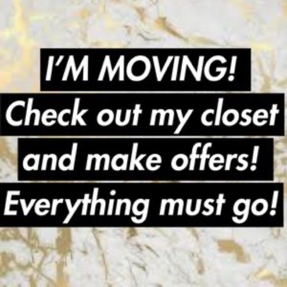Moving sale!
